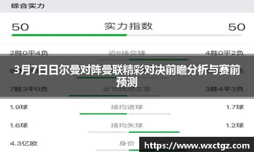 3月7日日尔曼对阵曼联精彩对决前瞻分析与赛前预测